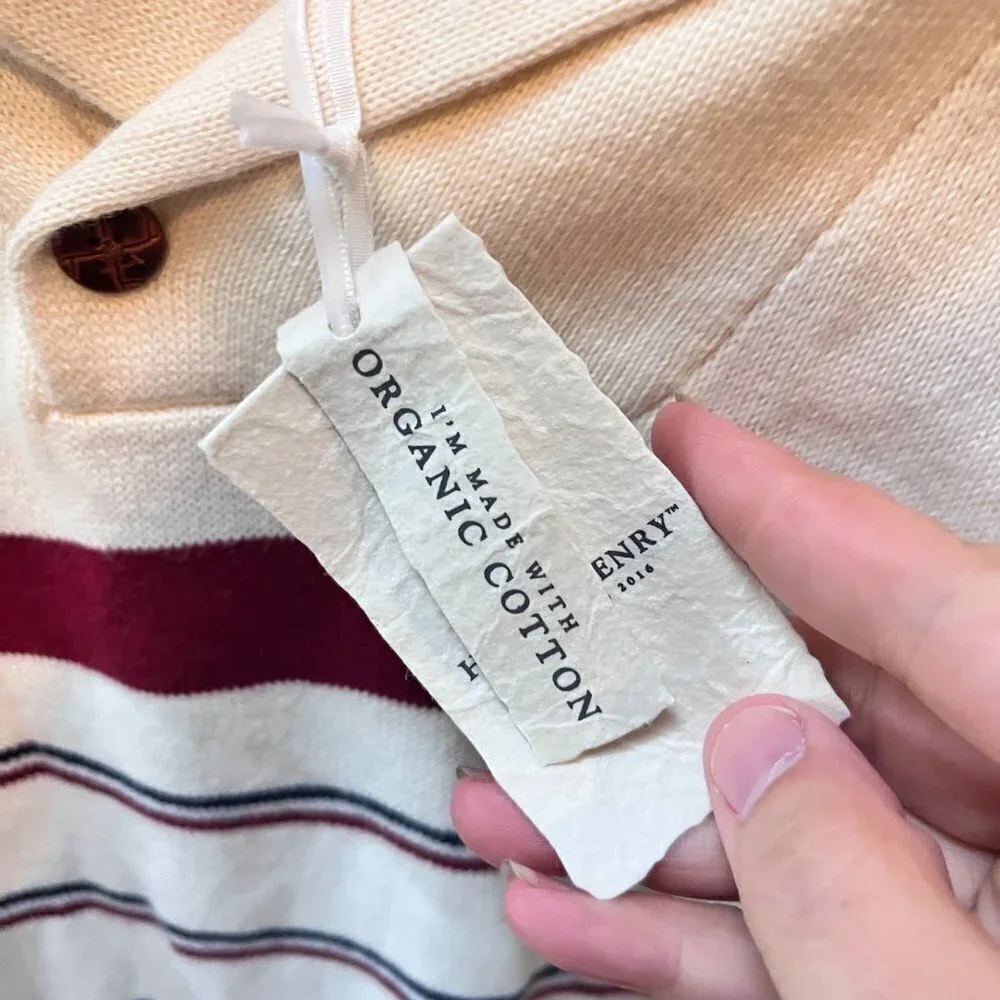 NEW Hope & Henry Boys Organic Cotton Sweater- Size L‎